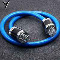Câble d'alimentation audio HIFI YIVO XSSH, câble secteur 3 conducteurs OCC plaqué argent, prise US plaquée rhodium pour amplificateur CD et amplificateur à tubes