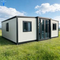 Maison modulaire préfabriquée de luxe pliable de 60 m² (40 pieds) pour Australie, type Granny Flat extensible, compatible USA