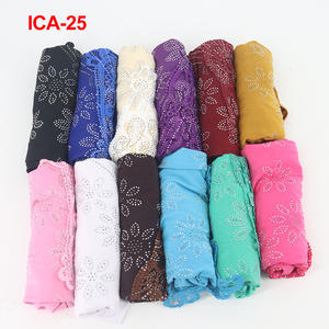 女性スカーフコットンストレッチイスラム教徒ヒジャーブインナーキャップインナーヒジャーブ卸売ファッション - Product Image 2