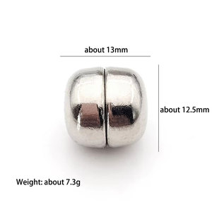 Khăn trùm đầu nút khăn choàng cố định vòng tròn mạnh mẽ Neodymium hijab nam châm cho wommen khăn pins chuỗi khóa Trâm từ tùy - Product Image 3