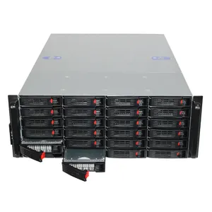 4U 24 Bays HotスワップServer Case High Storage Rackmount Server Chassis 4Uと3.5 "HDDためIPFS