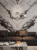 Nouvelle Arrivée 2026 – Grande Dalle de Pierre Frittée Effet Marbre Moderne de Haute Qualité 3200x1600x12mm – Plateau de Table Grand Format en Pierre Artificielle
