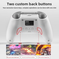 Manette de jeu sans fil AOLION AL-N10, joystick à double vibration, 2,4 GHz, compatible avec la console Switch Pro Lite