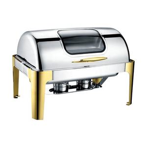 Plateau de service buffet chauffant plat a chafing chaffing, chuffing chaving chaufing dish de table usine prix pour aliment chaud - Product Image 2