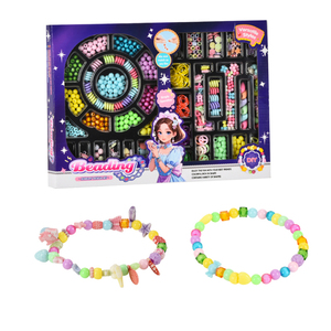 <span class=keywords><strong>Kit</strong></span> <span class=keywords><strong>de</strong></span> Cuentas Coloridas <span class=keywords><strong>para</strong></span> <span class=keywords><strong>Hacer</strong></span> Joyas, Set <span class=keywords><strong>de</strong></span> Manualidades con Cuentas Surtidas, Cuerdas Elásticas, <span class=keywords><strong>Pulseras</strong></span>, Collares, Juguete Creativo <span class=keywords><strong>para</strong></span> Niñas - Product Image 1