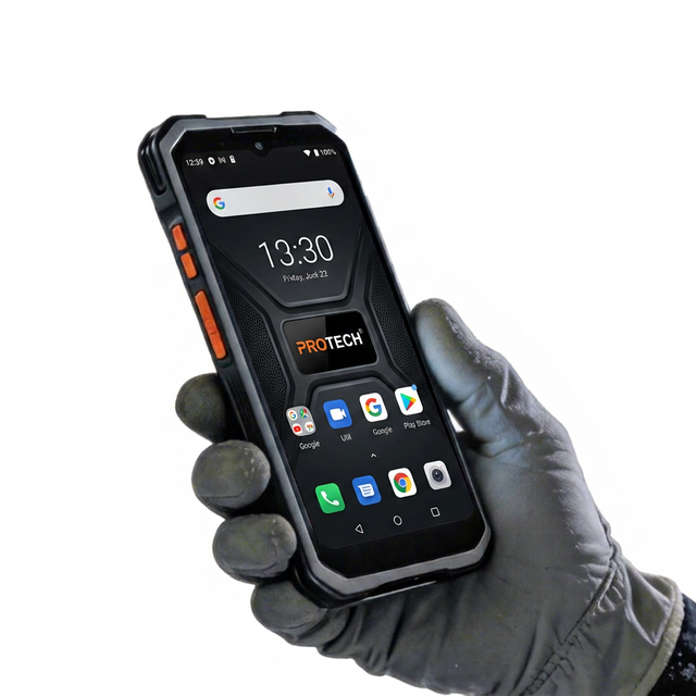 H61 6.3-inch Rugged Handheld Barcode Scanner PDA Portable Logistics 8+256GB IP68 Waterproof Explosion-Proof NFC Optional Android