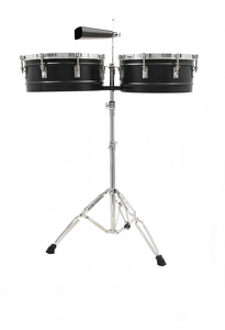 Venta al por mayor de fábrica: Juego de timbales de acero de alta calidad de 13 y 14 pulgadas con soporte de doble refuerzo, instrumento de percusión para escuela de música - Product Image 3