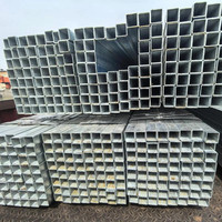 Lista de Tamaños de Tubos Cuadrados de Acero al Carbono Galvanizado en Caliente SHS y RHS 20X20 25X25 40X40 50X50 60X60 20X40 30X50 40X60