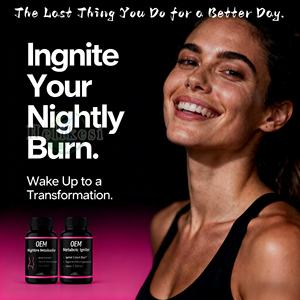 개인 라벨 유효 체중 지방 버너 보충 캡슐 및 녹색 커피 콩 추출물 야간 지방 버너 알약 - Product Image 3