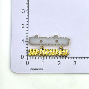 Golden Min <b>Letter</b> <b>Plastic</b> Resin DIY Jewelry Accessories Hair Clips 10 Cm Daily Use - Product Image 4