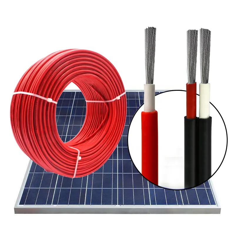 6mm2 pv1f 10mm DC Price 4 sq mm Panel Wire Cord Power for Sale Extension Solar Cable