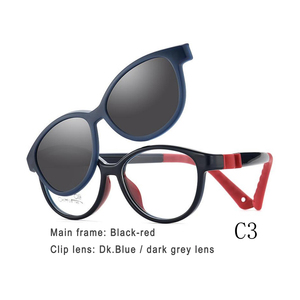 Nuevas Monturas Ópticas <span class=keywords><strong>con</strong></span> Clip T1210 Cómodas y Ligeras <span class=keywords><strong>con</strong></span> <span class=keywords><strong>Lentes</strong></span> <span class=keywords><strong>de</strong></span> <span class=keywords><strong>Sol</strong></span> Polarizadas <span class=keywords><strong>para</strong></span> Niños, Monturas <span class=keywords><strong>de</strong></span> Gafas Suaves - Product Image 3