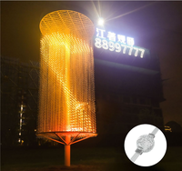 Cube LED 3D programmable intelligent, boule de pixels, point lumineux DV12V DMX512 RGB changeant de couleur, décoration de la Saint-Valentin, hôtels, bars, fêtes, lampe d'ambiance extérieure