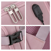 Nueva Mochila Impermeable para Computadora Portátil, Mochila de Viaje Personalizada de Gran Capacidad, Mochila Escolar con Puerto de Carga USB
