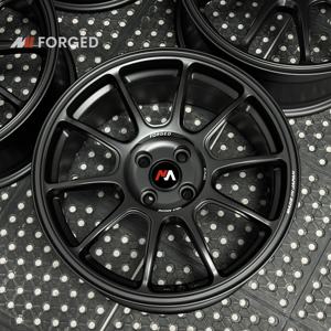 <strong>MN</strong> Forged Satin Black 4x100 Volk ZE40 16 17 Inch for Mazda MX-5 Miata Honda Civic Mini Cooper Lotus Elise Abarth 124 <strong>Spider</strong> - Product Image 2