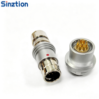 Conector de Aviador Impermeable IP68 Sinztion, Reemplazo de Enchufe Compatible con la Serie F