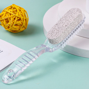 Huijie Pumice Brush 2 Lima de pies para uso doméstico con cerdas y superficie de piedra - Product Image 2