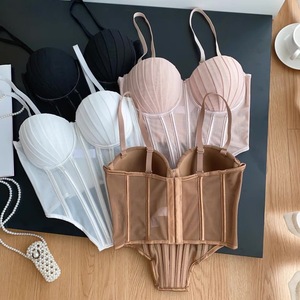 Fishbone Bra with Detachable Straps, Sexy Tubular Top That Cinches the Chest and Has Detachable Straps As a Back <strong>Support</strong> <strong>Vest</strong> - Product Image 3