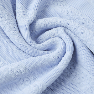 Abito lungo da <span class=keywords><strong>donna</strong></span> elegante in maglia traforata stile francese, linea ad A, vita naturale, girocollo, manica corta, Collezione Primavera Estate 2026 - Product Image 6