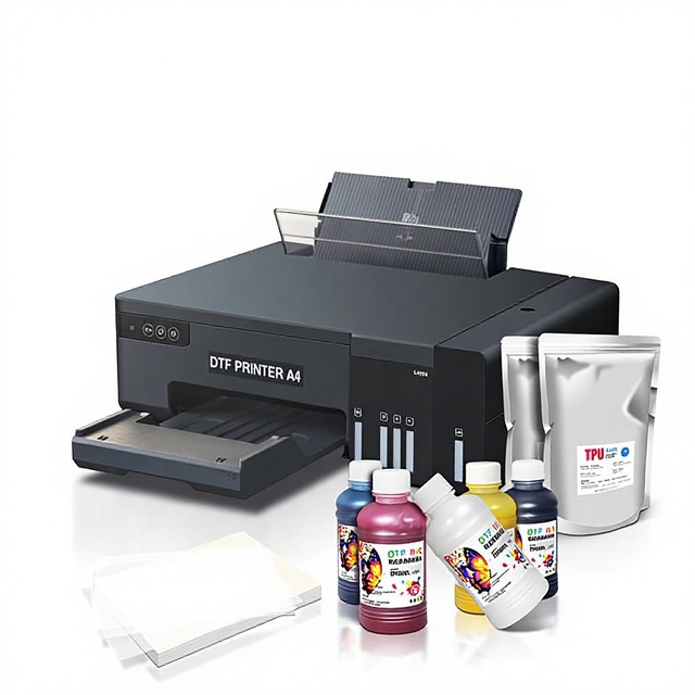 Newest A4 L8050 Ecotank Photo Sublimation Label Printer with XP600 Print Head for Ep L8058 High Quality Inkjet DTF Printer
