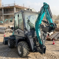 Backhoe Loader Harga Murah Excavator Digger Mini Backhoe Attachment Dijual
