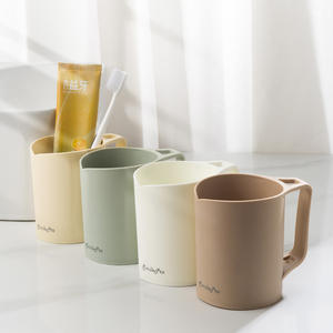 Tasse de brosse à dents minimaliste pour la maison, tasse de rince-bouche pour enfants étudiants, minimaliste avec tasse de brosse à dents à poignée - Product Image 2