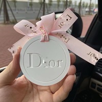 Diffuseur de parfum en pierre pour voiture, motif étoile porte-bonheur, nouveau design, avec logo lettre, pour le commerce international