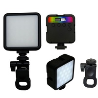 Lampe vidéo de poche RVB P6, accessoires pour appareil photo, température de couleur réglable 2500-9000K, pliable, CRI élevé Ra>95, 2000mAh
