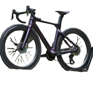 Bicicleta de Carretera de Carbono | Bicicleta de Carreras con Cuadro de Carbono de Alto Módulo 700C, Frenos de Disco Hidráulicos Inalámbricos WheelTop TX-24S - Product Image 1