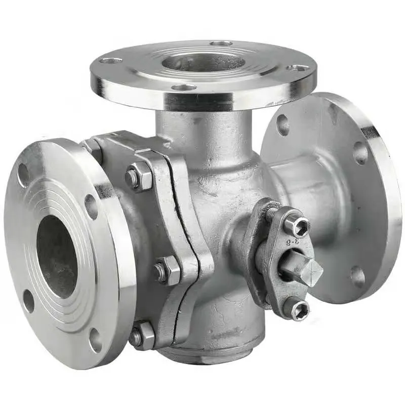 Full port DN80 3 inch stainless steel 304 L type ansi150 150LB class150 handle control 3 way falnge ball valve