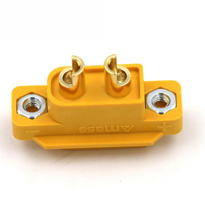 Connecteur de prise <span class=keywords><strong>XT60E</strong></span> jaune Amass <span class=keywords><strong>m</strong></span>âle pour modèles RC, 10 pièces - Product Image 3