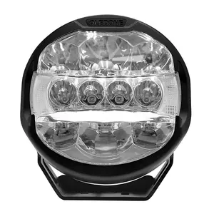 Holofote led quadrado de 9 ", lâmpada para condução, oledone, hubble, 9'', led, neblina/condução, 150w, 16.000lm emarca r112
