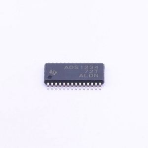 ADS1234 Convertisseur Analogique-Numérique (CAN) Delta-Sigma 4 Canaux 80 Sps 24 bits Série 28 Broches TSSOP ADS1234IPW - Product Image 1