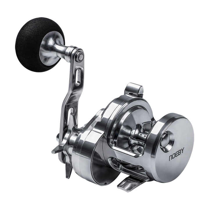 Moulinet de traîne NOEBY JG1500R/L en aluminium, capacité 500m PE2