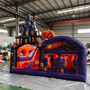 Circuito de Obstáculos Inflable Comercial para Halloween, Casa de Brinco Inflable, Combo Hupfburg para Eventos al Aire Libre, Festivales, Carnavales - Product Image 6
