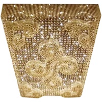 Lámpara de Araña de Cristal K9 de Lujo para Vestíbulo de Hotel, Decoración Moderna Personalizada