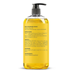 Nuestra propia marca Natural para blanquear el cuerpo, eliminación de manchas oscuras, prensado en frío y tocoferol, aceite puro de vitamina <span class=keywords><strong>E</strong></span>, reparación de la piel seca y dañada - Product Image 4