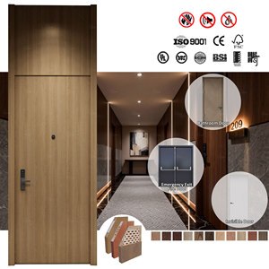 <span class=keywords><strong>Porta</strong></span> Tagliafuoco in Legno di Noce per Hotel e Appartamenti Moderni Europei, Certificata EN BS CE, <span class=keywords><strong>Porta</strong></span> Interna Ignifuga Commerciale - Product Image 2