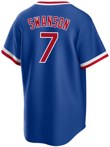 Vente en gros de maillots de baseball cousus en arrière Chicago 8 Andre Dawson 7 Dansby Swanson 24 Cody Bellinger - Product Image 5