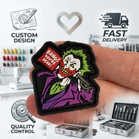 Écussons en PVC souple personnalisés pour le trafic, étanches, badges tactiques 3D pour vestes, chapeaux, sacs à dos - Étiquettes durables en PVC souple en forme de cœur