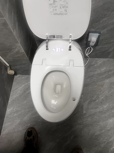 Asiento de Inodoro <span class=keywords><strong>Inteligente</strong></span> con Sensor de Agua, Juego de Inodoros de Lujo para <span class=keywords><strong>Baño</strong></span>, Taza <span class=keywords><strong>Toto</strong></span> Blanca - Product Image 4