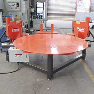 NEWEEK Sem-auto Double Table d'angle Type Angle droit Palette de <span class=keywords><strong>bois</strong></span> <span class=keywords><strong>Coin</strong></span> Rounder Chanfrein Coupe Machine - Product Image 2