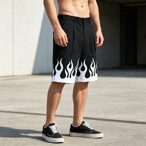 Fabricant de vêtements, shorts pour hommes de haute qualité, logo personnalisé, impression sérigraphique, transfert thermique par sublimation, shorts 100% coton, vêtements pour hommes - Product Image 5
