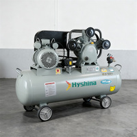 Compresseur d'air à piston électrique de petite taille à entraînement par courroie 15HP 11kW 8bar 10bar 1,6m³/min Réservoir de 270L Machine industrielle portable robuste
