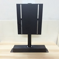 Télécommande électrique TV motorisée LCD support de montage élévateur sur le bureau de l'armoire rotation de 360 degrés SPCC VESA support de personnalisation