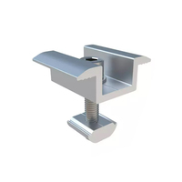 Système de montage sur toit en aluminium pour panneaux solaires photovoltaïques, pince intermédiaire, vente en gros, 30 mm, 32 mm, 35 mm