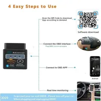 Escáner OBD de Diagnóstico Automotriz Bluetooth ELM 327 para Mitsubishi Lancer PAJERO ASX PAJERO SPORT5 RVR Código - Componentes Electrónicos