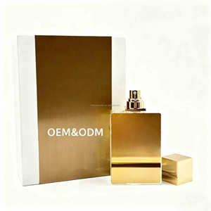 Parfum pour homme de luxe de 60 ml, édition or ambre oud de haute qualité, vaporisateur, parfum floral et boisé longue durée, style arabe - Product Image 4