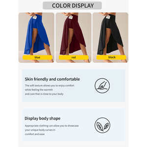 Falda de Baile Latino para Mujer con Diseño Irregular, Traje de Una Pieza para Chachachá, Samba, Jazz, Rumba, para Competencias y Actuaciones - Product Image 2