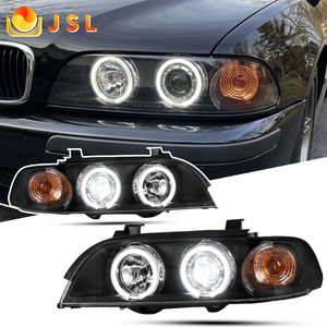 Kit de modification de phares de voiture à LED avec clignotants, lentille de feux de route et de croisement <span class=keywords><strong>520i</strong></span> pour <span class=keywords><strong>BMW</strong></span> Série 5 <span class=keywords><strong>E39</strong></span> 1995-<span class=keywords><strong>2003</strong></span> - Product Image 1